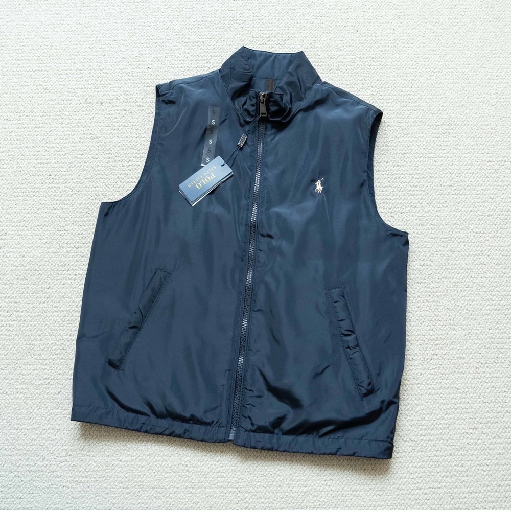 Polo by Ralph Lauren Navy Men’s Zip-Up Lightweight Vest